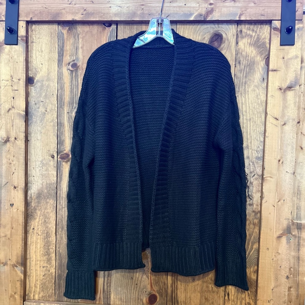 Forest Green Knitted Cardigan